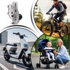 Adaptive Bicycle Bottle Holder, Automatic Clamping Mechanism, 360 Degree Rotatable