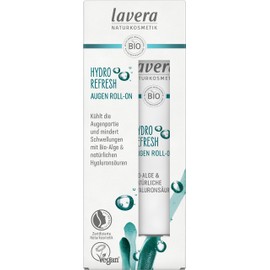lavera Hydro Refresh Eye Roll-On - with Algae and Hyaluronic Acid - Cools and Refreshes - Vegan - Natural Cosmetics - 15 ml