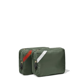 Paravel Cubos de Compresión | Paquete de 2 | Safari Green | Organizadores de Embalaje expandibles | Accesorios de Viaje