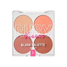 Ruby Kisses Bare Blusher Sweet Cheeks Palette (Baring Bare)