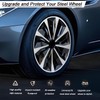 Hubcap Wheel Covers Replacement Size R15 Hub Caps Universal-Fit Steel