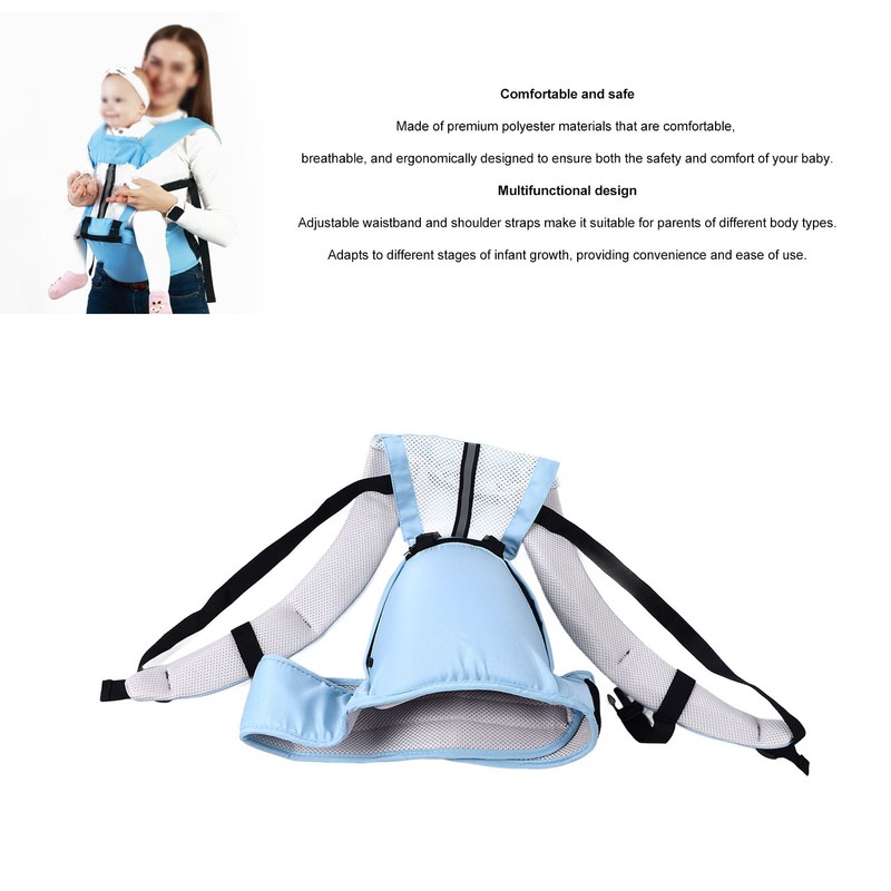 Baby Carrier Breathable Lightweight Polyester Infant Carrier Safe Front Back
