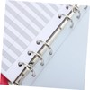 Parliky Notebook Budget Binder Set PVC Zipper Envelopes School Supplies