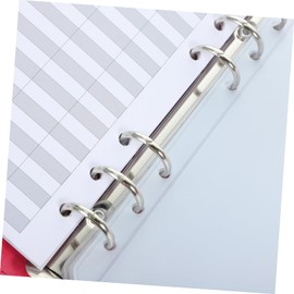 Parliky Notebook Budget Binder Set PVC Zipper Envelopes School Supplies Folders