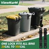 Bear Proof Trash Can Lock，Heavy-Duty Adjustable Garbage Bin Lid Locks