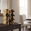 Daimix 4-Tier Wine Rack Countertop, 14 Bottles Wooden Wine Holder