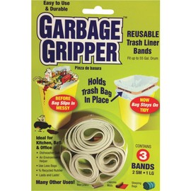 3pk Garbage Gripper Band