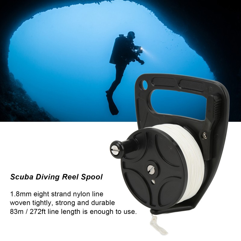 272ft Scuba Diving Reel Spool Dive Anchor Reel with Thumb