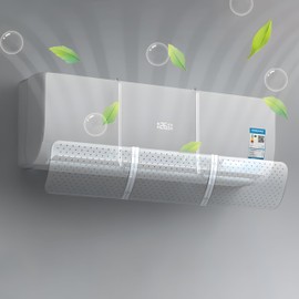 Air Conditioning Wind Deflector, Wind Deflector for Cold Air Conditioning, Adjustable Air Conditioning Wind Deflector, Universal Retractable Air Conditioning Wind Protection (Transparent)