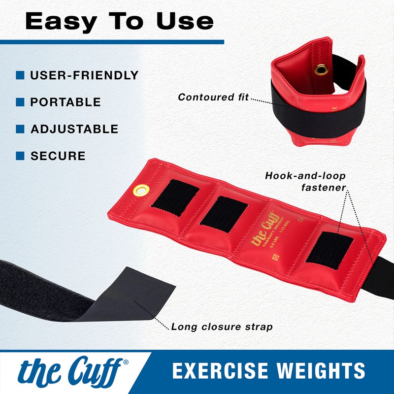 CanDo Weight cuff - wrist and ankle weights - 227