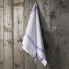 Vaily Tea Towels Blue Checked Pack of 10 - 70