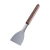 Endoshoji TKG GMV0801 18-0 Stainless Steel Wooden Handle Letter Spatula