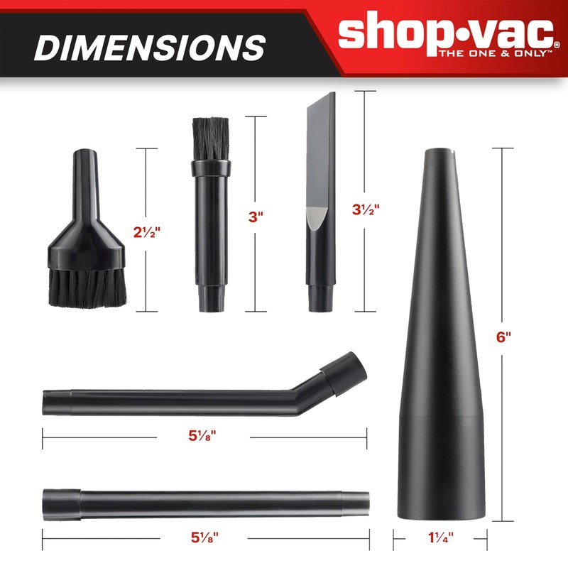 Shop Vac Micro-cleaning 80189 (1-1/4" / 3,2 cm)