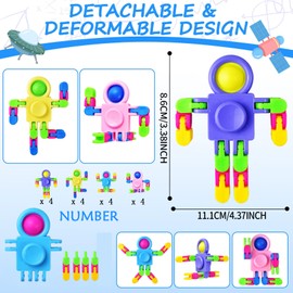 Pack of 16 Party Bags, Children's Birthday Party Favours, Children's Birthday Party Bags, Spinning Tops for Children Toy Set