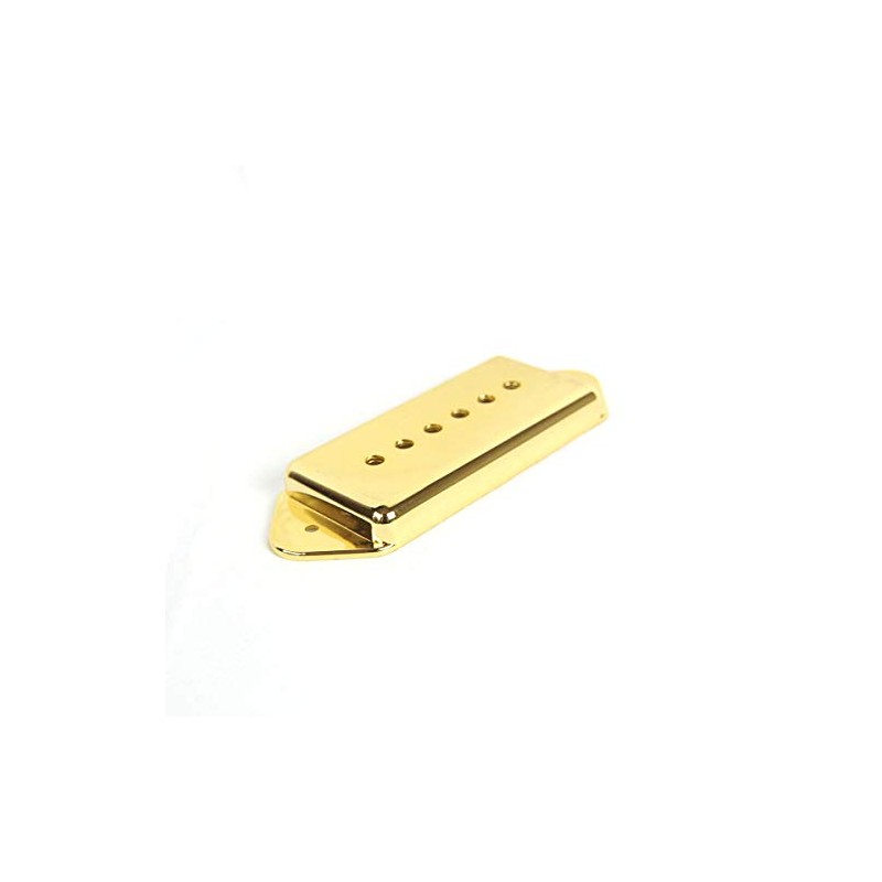 Replacement P-90 p90 Dog-ear Pickup Cover 50mm, Gold-Plated/Plastic