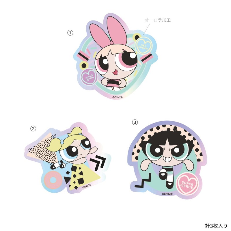 Gourmandies Powerpuff Girls Sticker A Type GPPG-19A