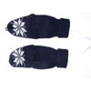 USB Heating Gloves Full Half Fingerless Knitting Double Side Warm