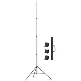 16.4' Sky High Tripod Tall Video Camera Sports Tripod Stand, Sdfghj 16.4ft/197inch/500cm Heavy Duty Photography Light Stand for Filming Recording Gopro Sport Game Photo