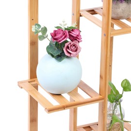 Qcwwy Flower Stand Shelf, Multi Layer Portable Rack Sturdy for Plants, Pictures, Trophies Ideal for Balcony, Living Room, Garden, Patio, Qcwwydnhf9w2meg