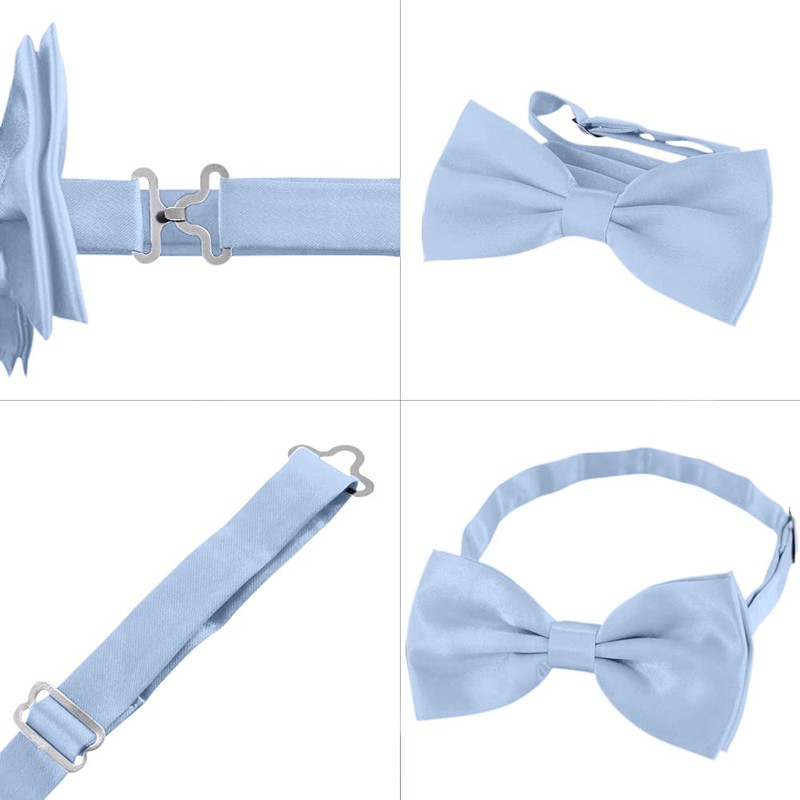 DonDon Father-son bow tie set in partner look, already tied