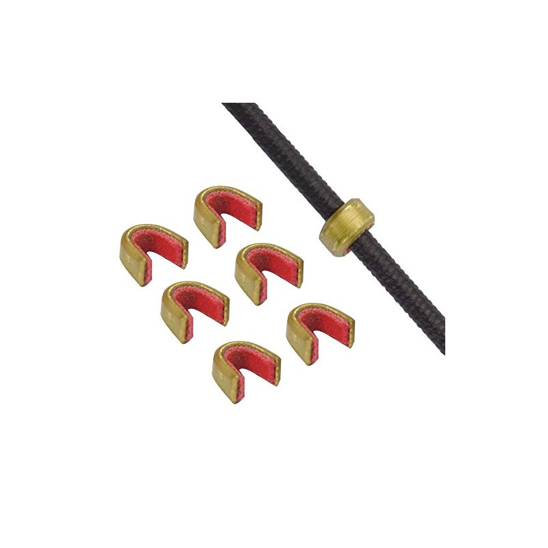 SHENG-RUI Archery Bow String Nocking Points Strings Nock Set Brass