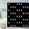 Funnytree Nightmare Clown Shower Curtain, The Horror Show Bathroom Decor,