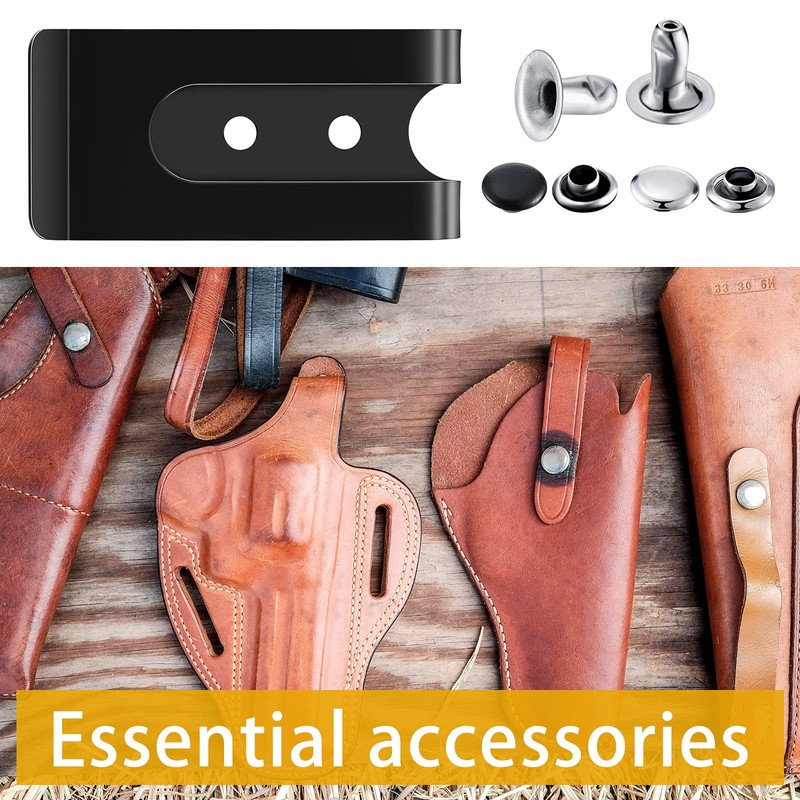 Frienda 10 Pcs Metal Belt Clip Buckle Spring Hook Belt