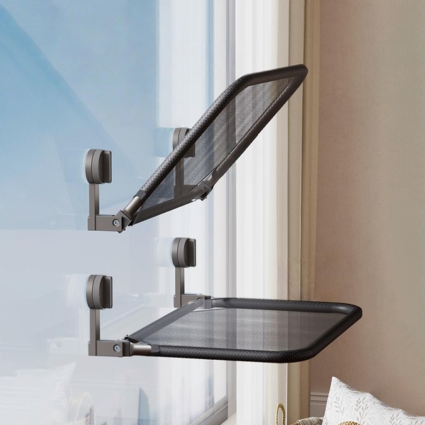 onaner 15.7" Suction Cup Drying Rack - Dual Mode Collapsible