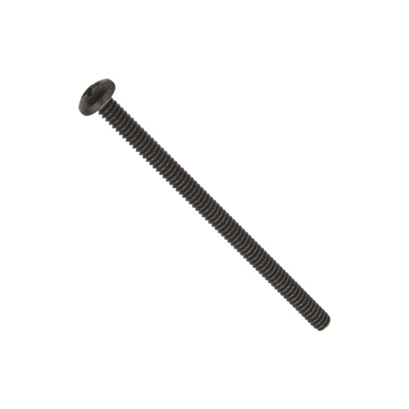 Small Parts 1048MPPBZ Steel Pan Head Machine Screw, Black Zinc