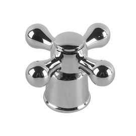 VOANZO Plum Cross Wheel Handle Faucet Switch for Bathroom Kitchen Sink Faucet Control Easy Turn Operation Durable Faucet Valve Handle