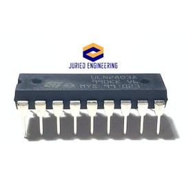 Juried Engineering ULN2803A 50-V, 8-ch Darlington Array Breadboard-Friendly IC DIP-18 (Pack of 10)