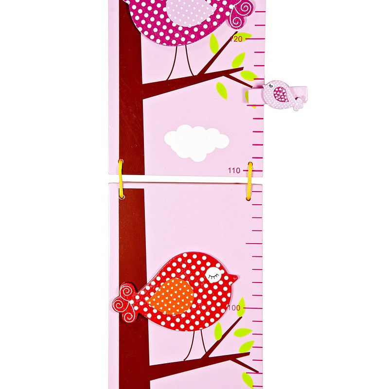 Height Growth Chart for Kids Baby Nursery or Bedroom (Pink