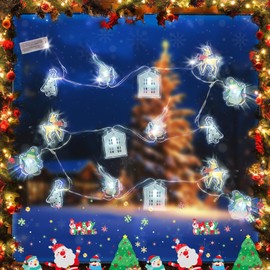 15 Pcs Christmas LED Gel Window Clings - Lighted 3D Window Stickers for Christmas Party Supplies, Festive Holiday Decorations for Home & Office,Reusable & Easy to Apply,Indoor and Outdoor Home Decals