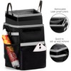 Car Trash Can with Lid and Storage Bags Large Capacity