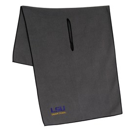 Team Effort LSU Tigers Grey Microfiber Towel