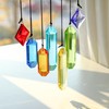 HDCRYSTALGIFTS 7pcs Prisms Crystal Suncatchers for Windows Hanging Rainbow Maker