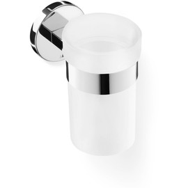 Zack 40098 Scala Wall Mounted Tumbler with Holder with High Gloss