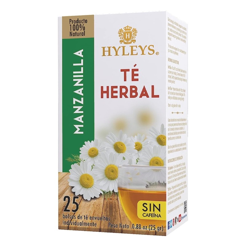 HYLEYS Tea Chamomile Herbal Tea - 25 Count, 1 Pack