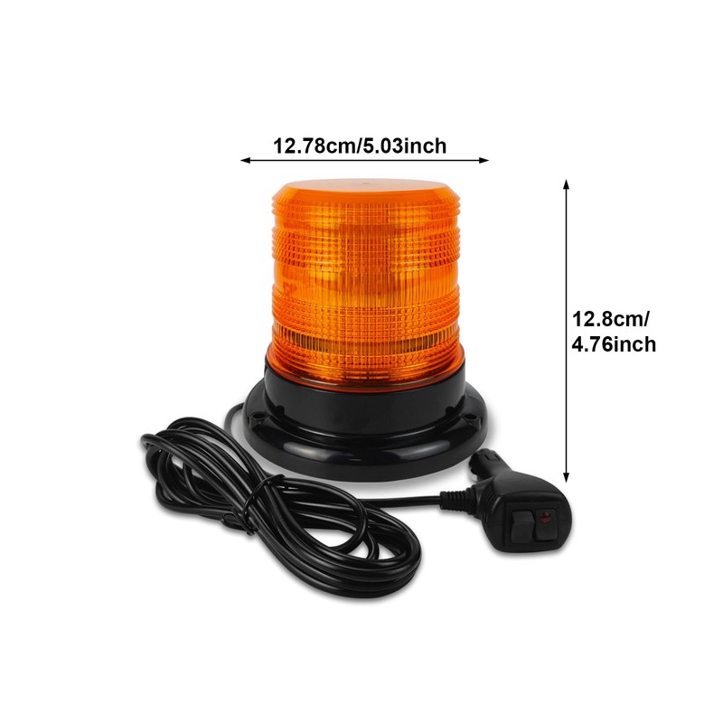 FXETRNL Round Roof Top Strobe Light - High Visibility 60
