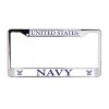 Private Label United States Navy Chrome License Plate Frame Cover