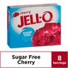 Jell-O Sugar-Free Cherry Gelatin Mix 0.6 Ounce Box (Pack of