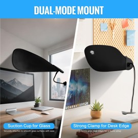 Office Cubicle Shade,Desk Shade for Cubicle to Block Light Adjustable Desk Canopy for Privacy, Comfort and Glare Reduction, Laptop Sun Shade Accessories