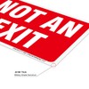 DIESOTT 2 Pack Not an Exit Signs, 10x7 Inches Aluminum