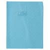 Calligrapher 72422C A Light Blue Diamond Grain Notebook Protector -