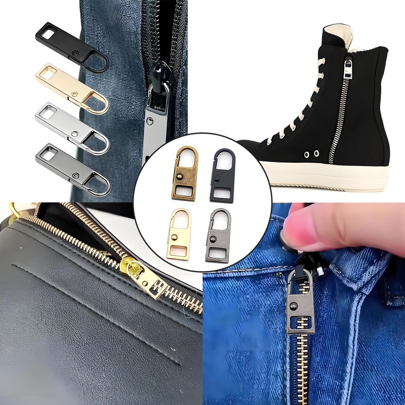 Septe 8 Pcs Zipper Pull Replacement, Detachable Zipper Pull for