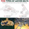 ZYZKPDS 1/2" x 96" Kevlar Lawn Mower Deck Belt for