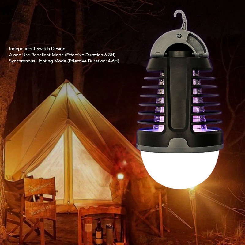 LED Camping Bulb Physical Repellent Light Rechargeable Outdoor Lighting Lamp