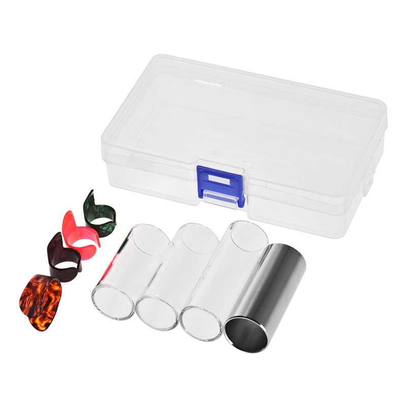 Guitar Slides Set Includes 3 Glass Slides (5.1cm/ 6cm/ 7cm)