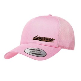 1993-04 Ford SVT Lightning F150 Truck Logo Leather Side Panel Patch YP 6606 Snapback Trucker Fitted Cap Pink