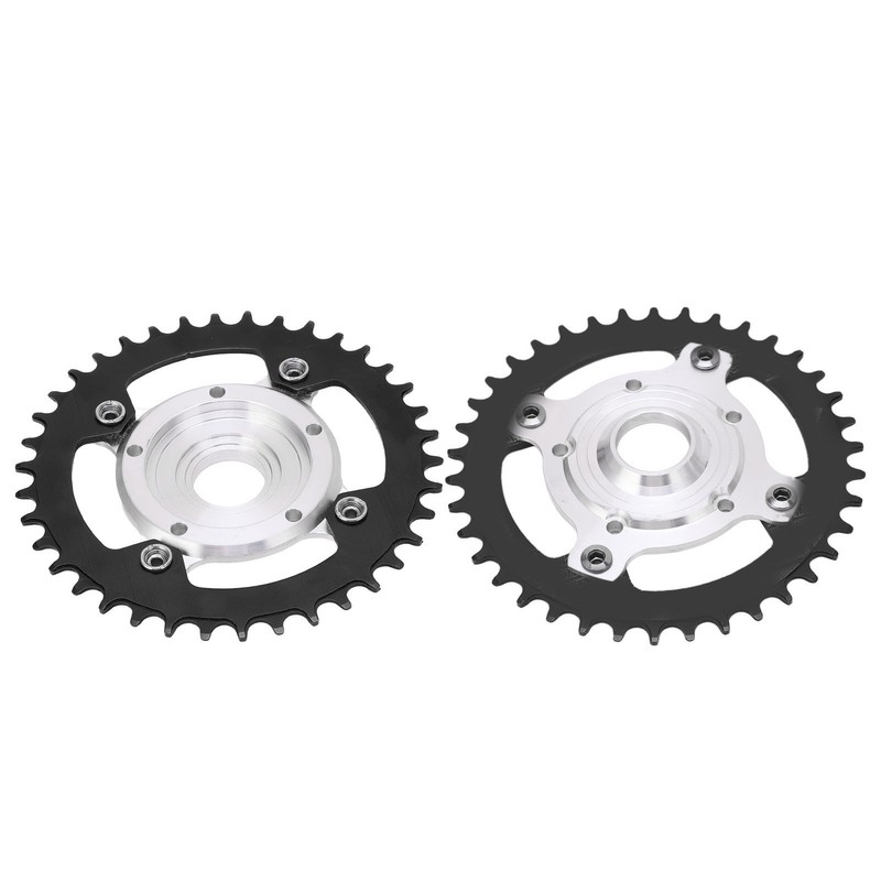 38T 104 BCD Electric Bike Chainring and Adapter Aluminum Alloy